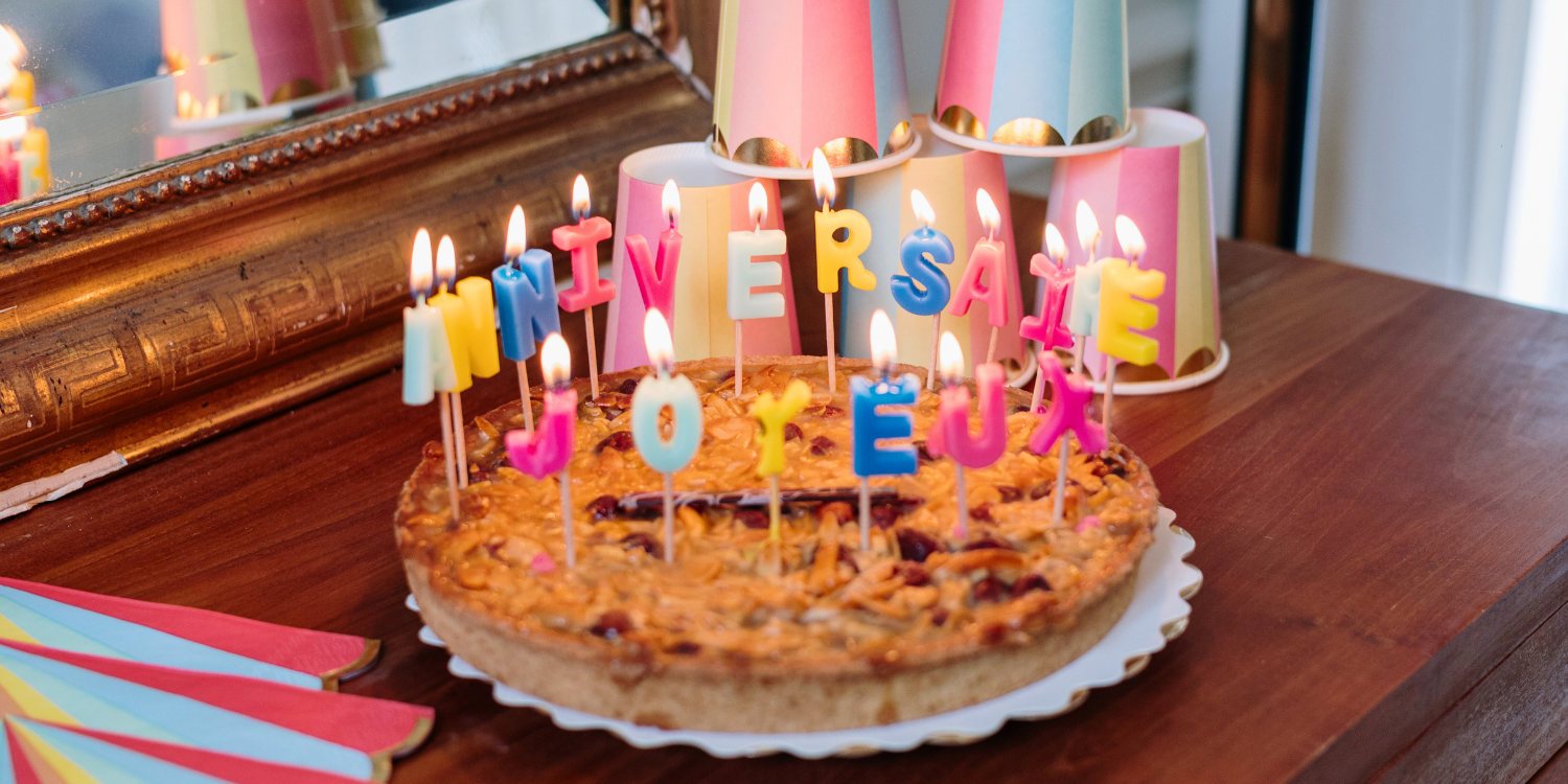 Bougies Joyeux Anniversaire